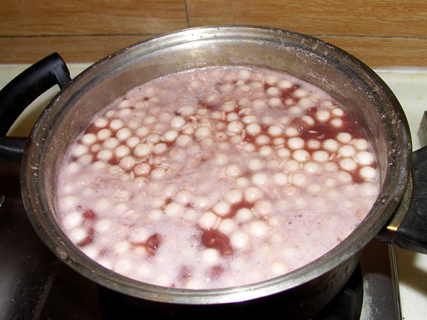 赤豆桂花酒酿小元宵