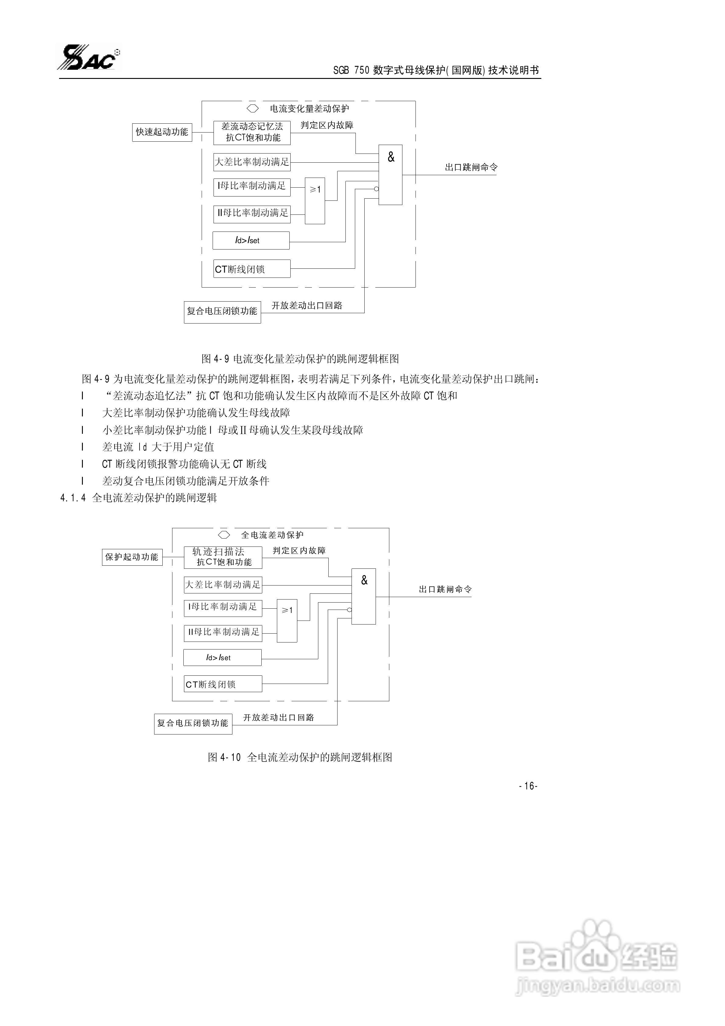 SGB750数字式母线保护使用说明书:[3]