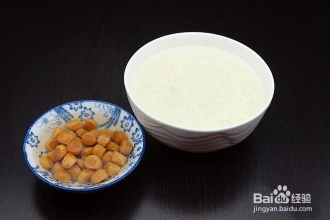 如何制作虾米干贝粥