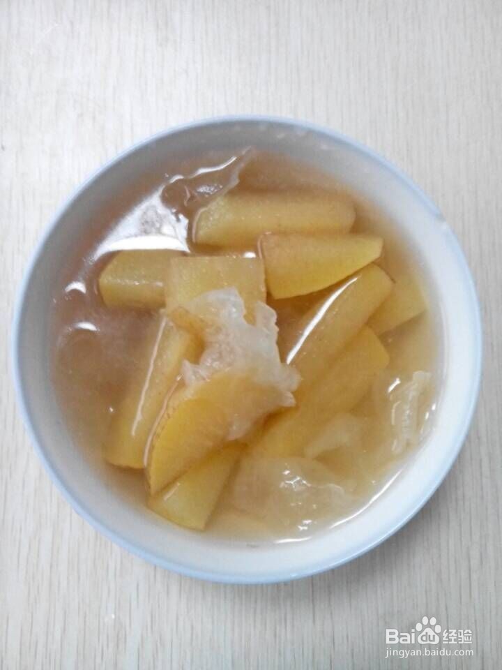 银耳冰糖雪梨汤