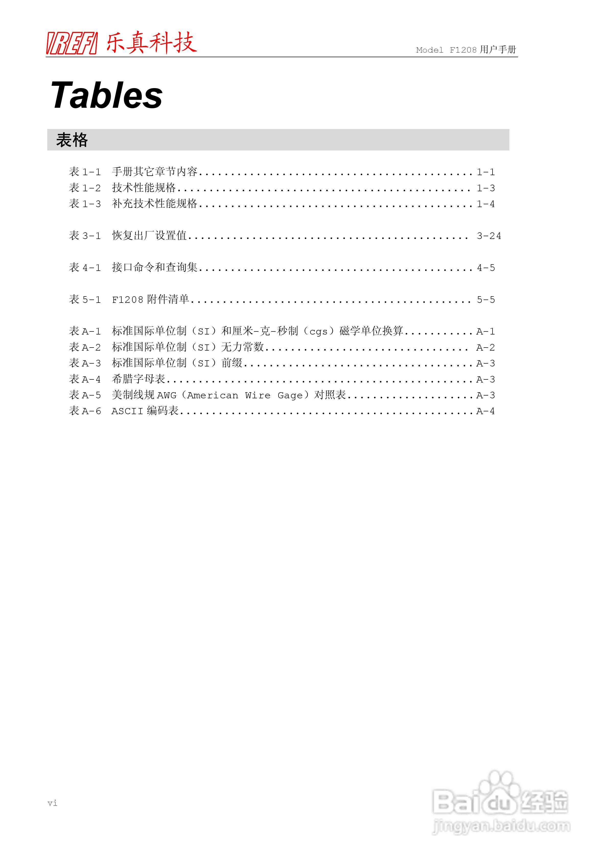 乐真科技程控高斯/特斯拉计F1208 用户手册:[2]