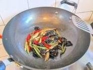 酸辣腐竹苔菜---清爽可口