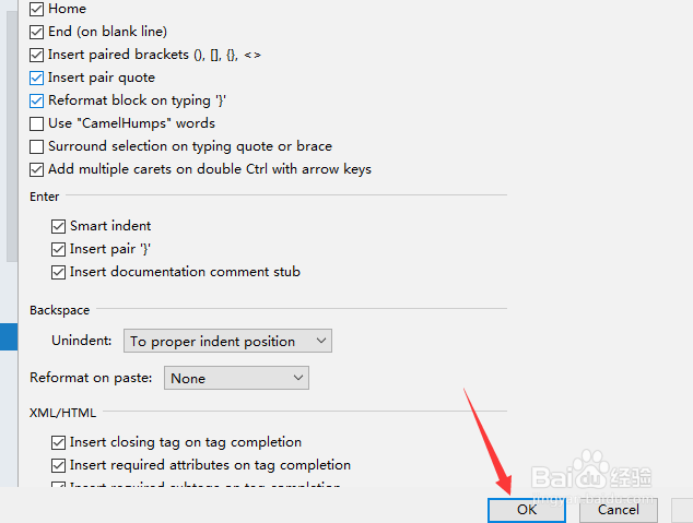 pycharm怎么设置自动补全引号