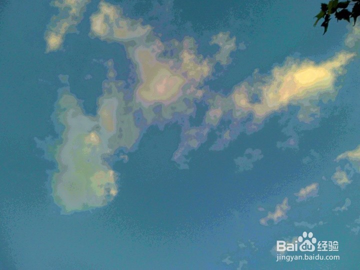 怎样在傍晚拍天上的飘云花