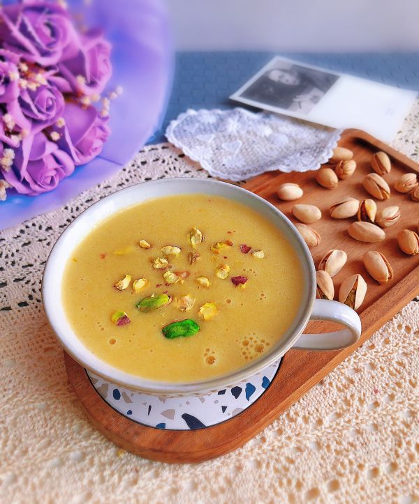 开心果银耳玉米汁