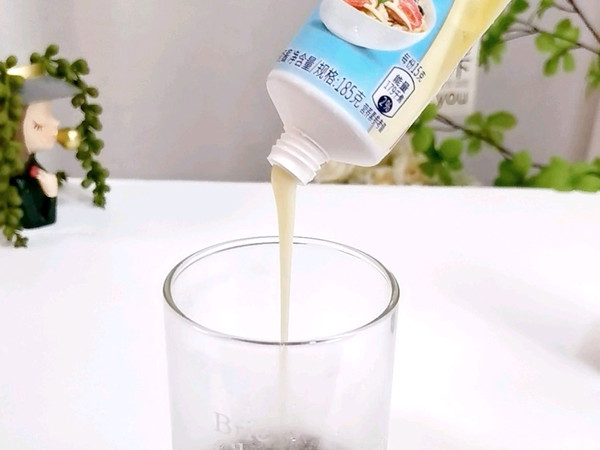 奇亚籽炼乳撞奶