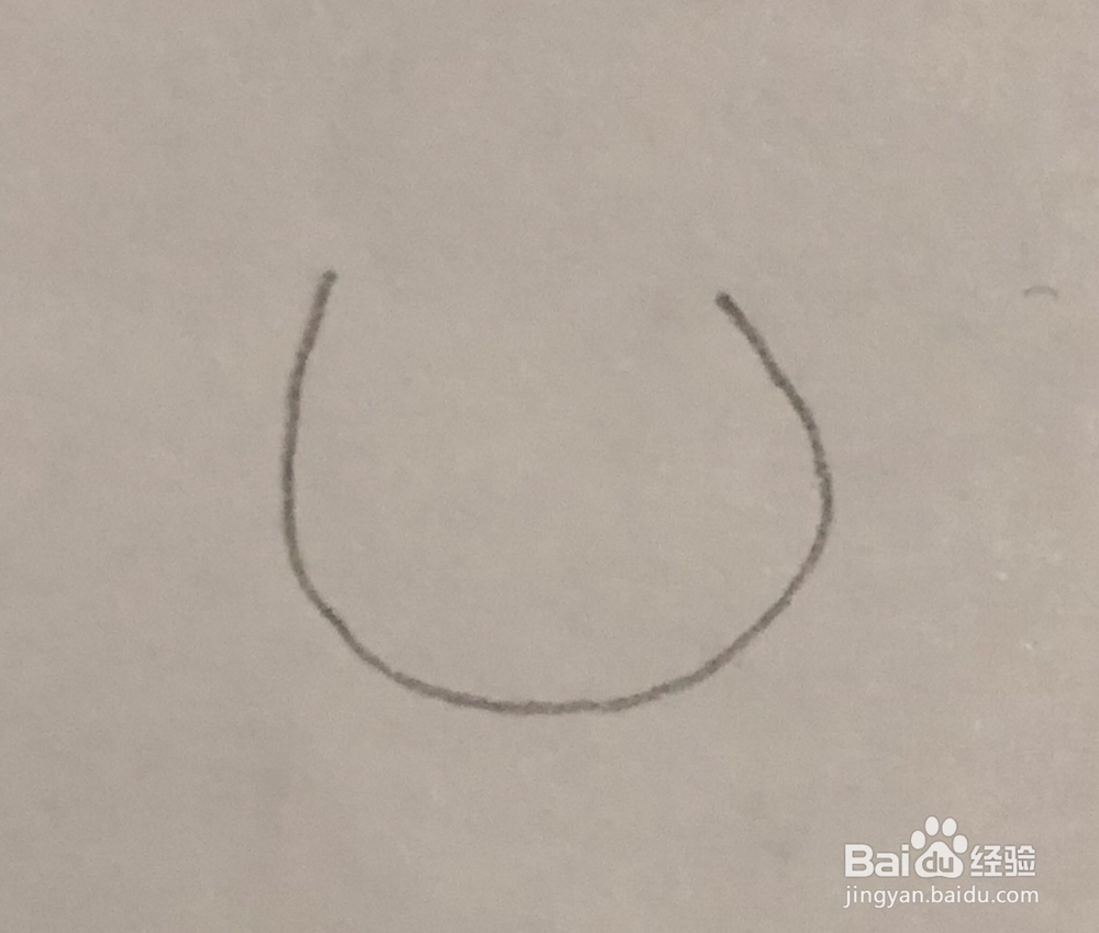 简笔画~寸头婴儿头像的画法