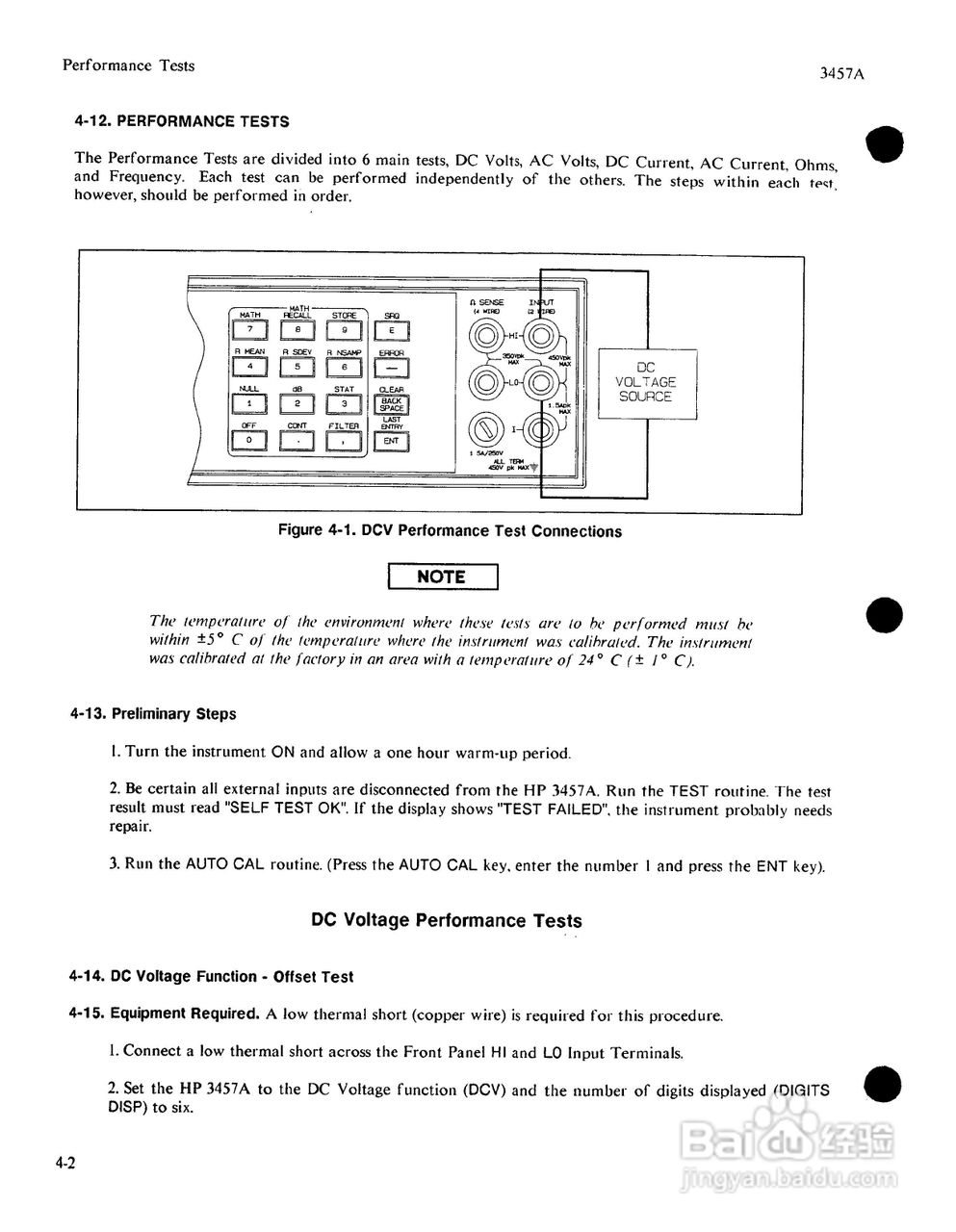 HP 3457A 万用表用户使用手册:[7]