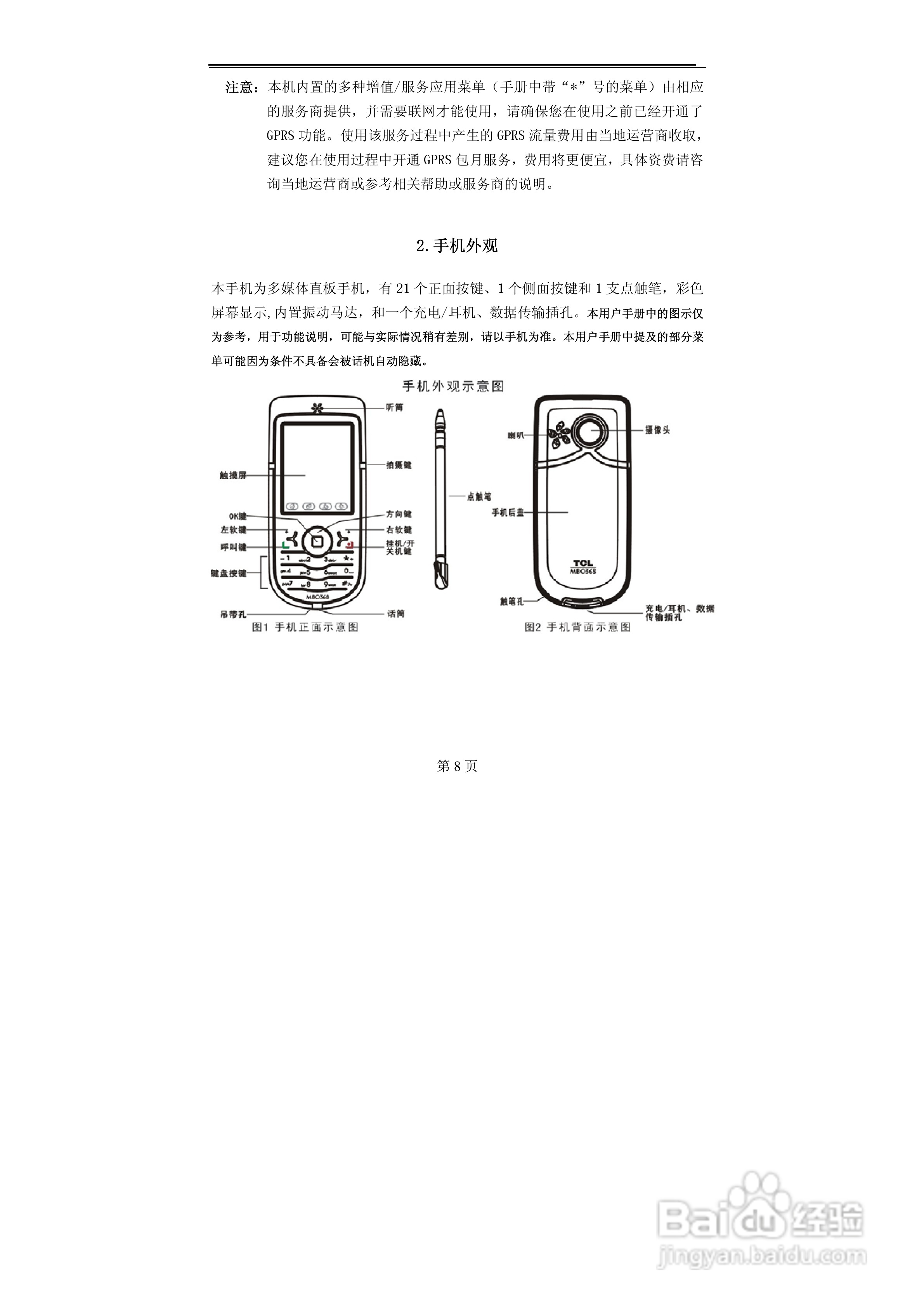 TCL MBO368手机使用说明书:[1]