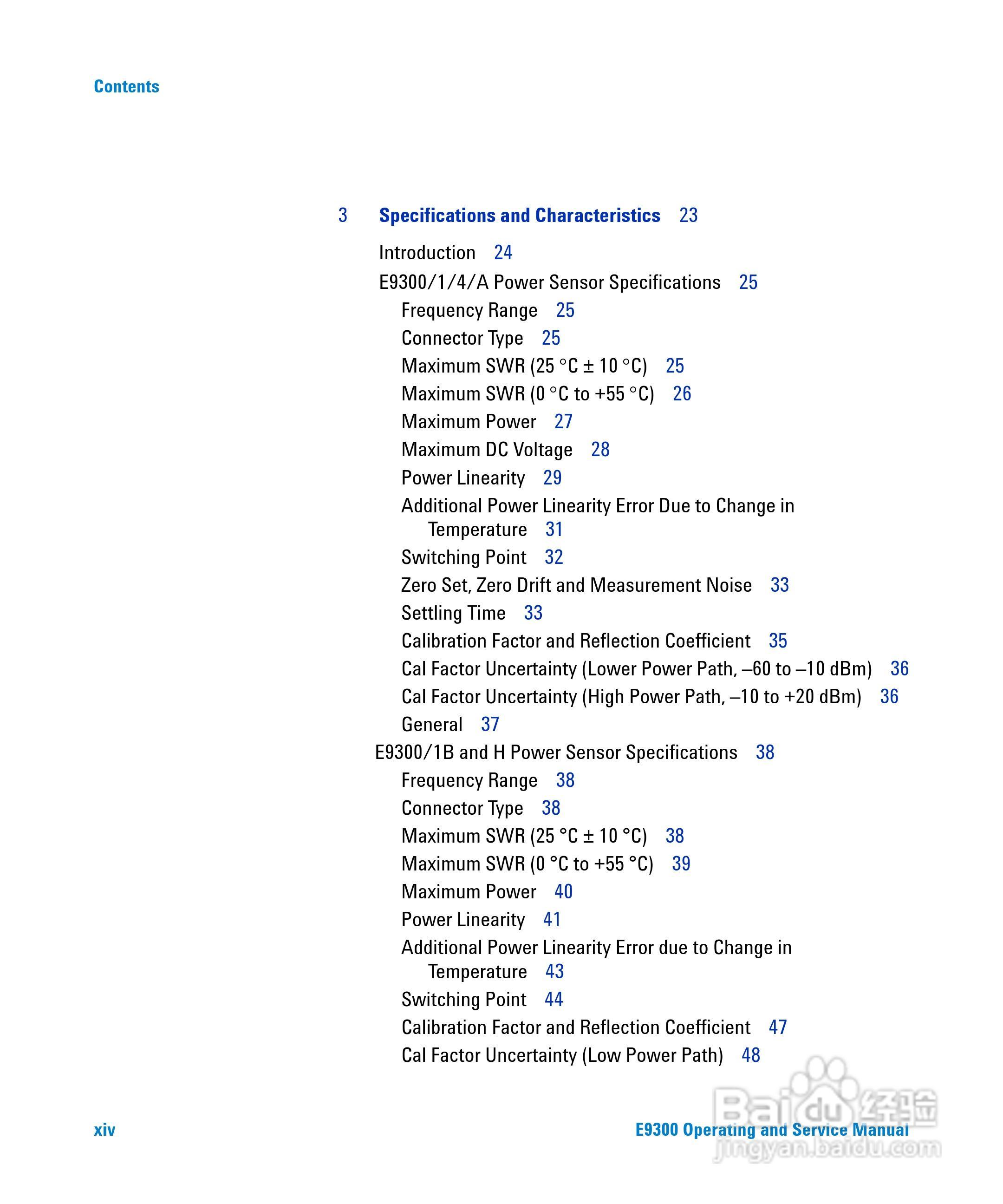 E9300B功率感测器使用手册:[2]