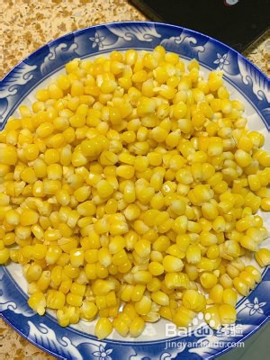 创意菜之金沙玉米的制作教程