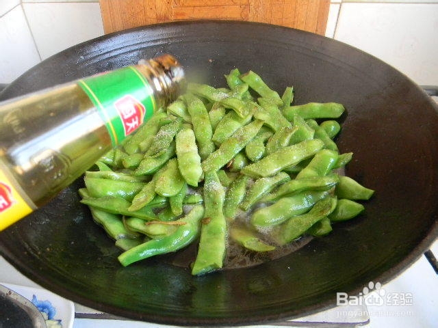 家常小炒——蒜香扁豆