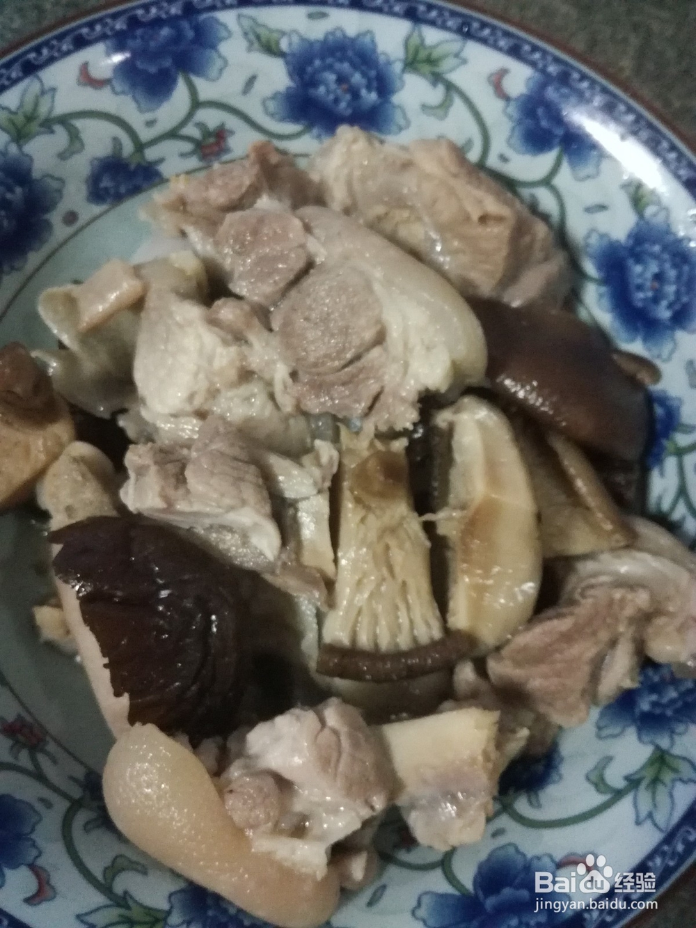 香菇烧猪蹄做法