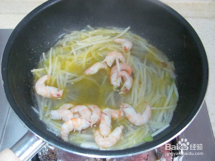 虾仁萝卜汤的做法