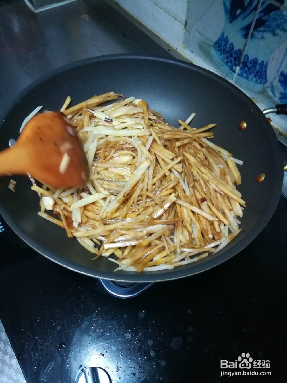 酱炒土豆丝儿的做法