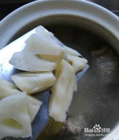 莲藕排骨汤--美食教程