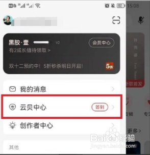 网易云音乐云贝账单在哪看