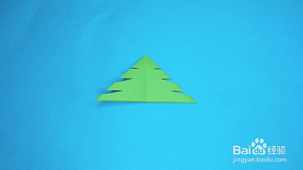 折纸：小壮手工怎么折圣诞树书签