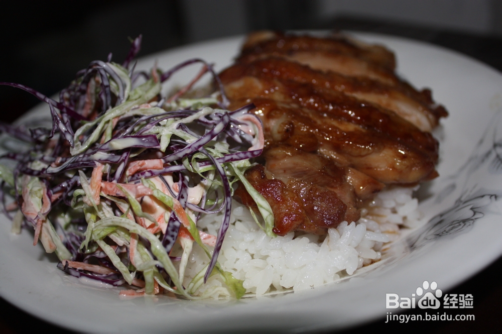 超详细的步骤:照烧鸡腿饭!