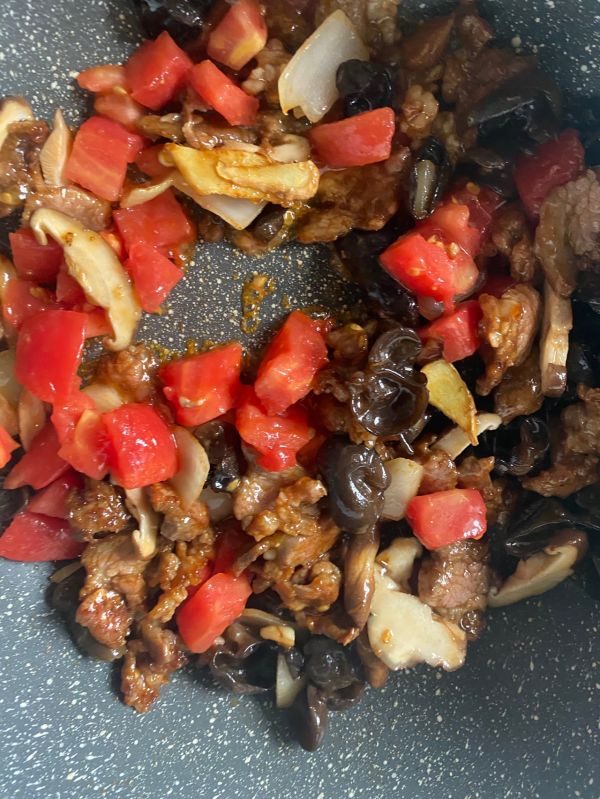 孜然羊肉炒面片