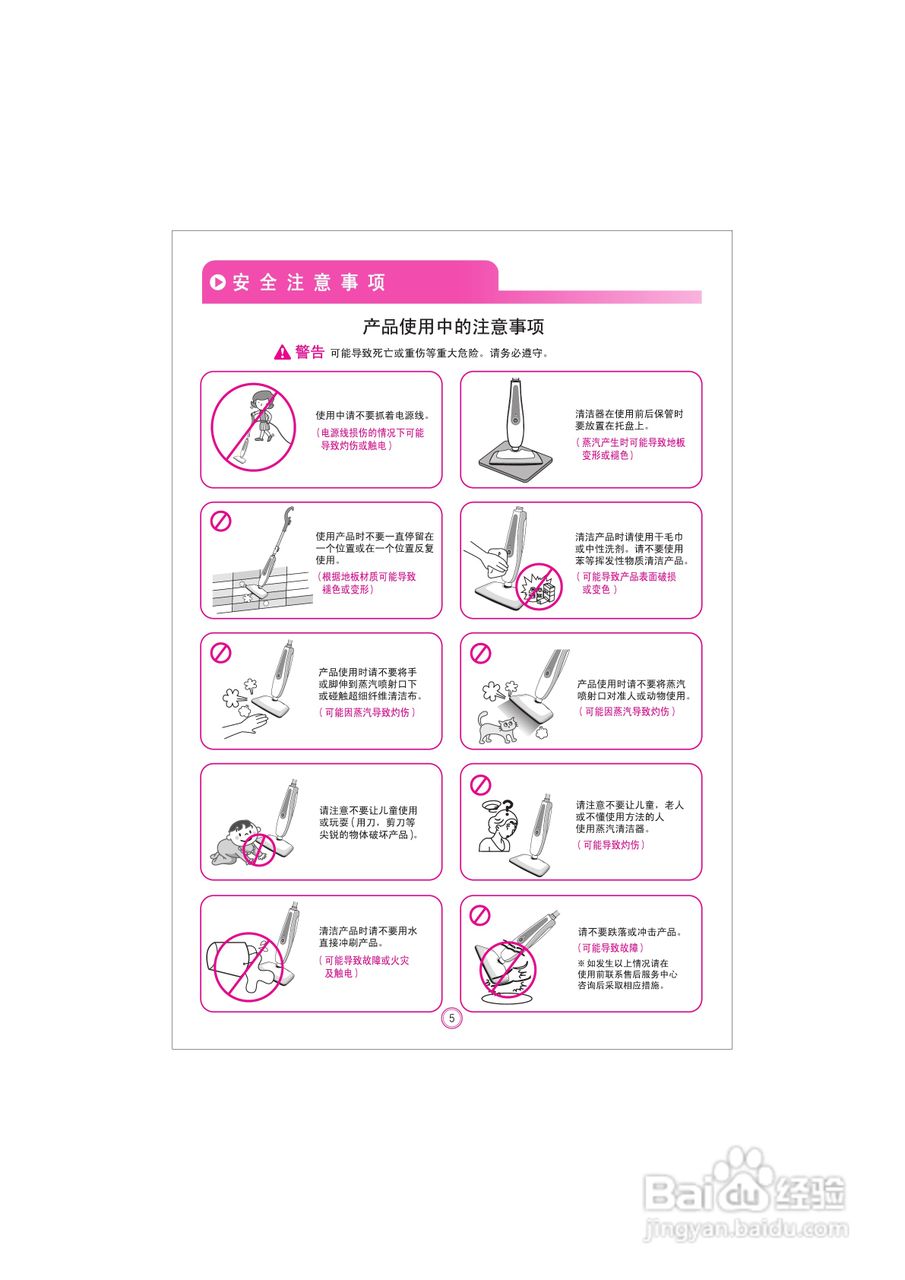 韩京姬SIC-3500蒸汽清洁器说明书