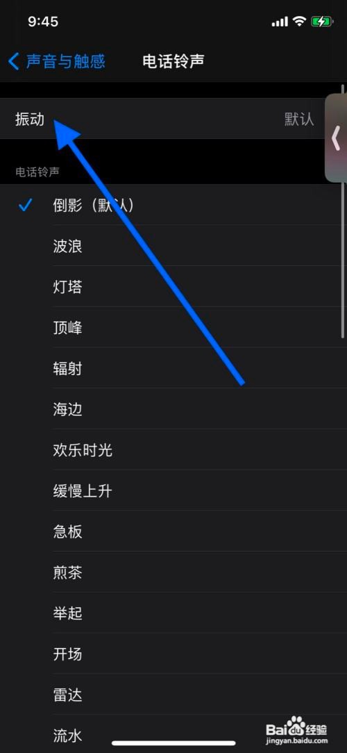 iPhone手机设置关闭电话铃声振动教程