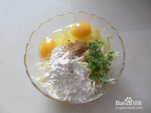 鸡蛋油葱土豆饼怎么做