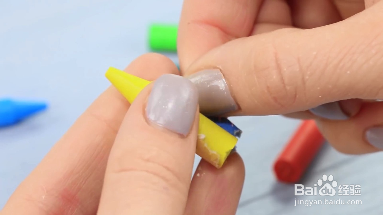 如何用旧蜡笔制作动物模具蜡笔？