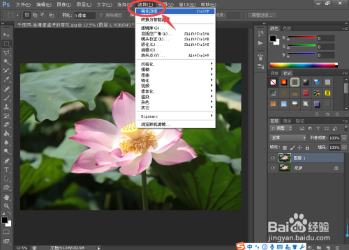 PSCS6图像处理小技法之锐化边缘效果