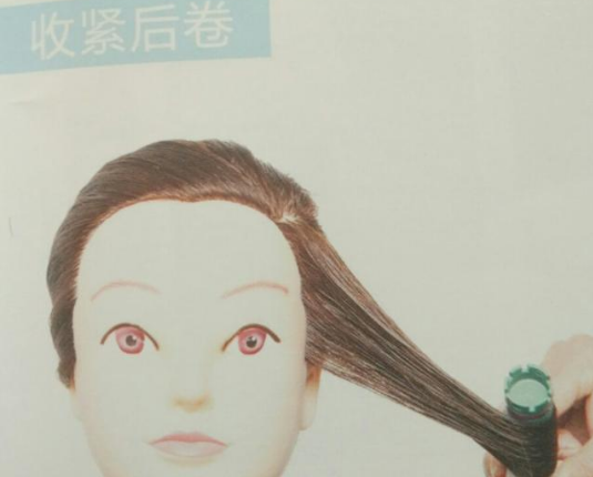 长发内扣排杠子的方法