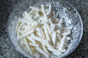 自己在家做外酥里嫩的薯条