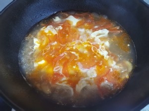 健康养生佳品番茄蛋汤的做法