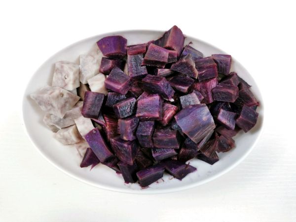 紫薯芋泥仙豆糕