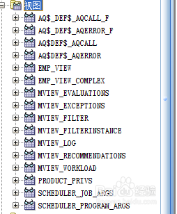 sql developer 界面视图