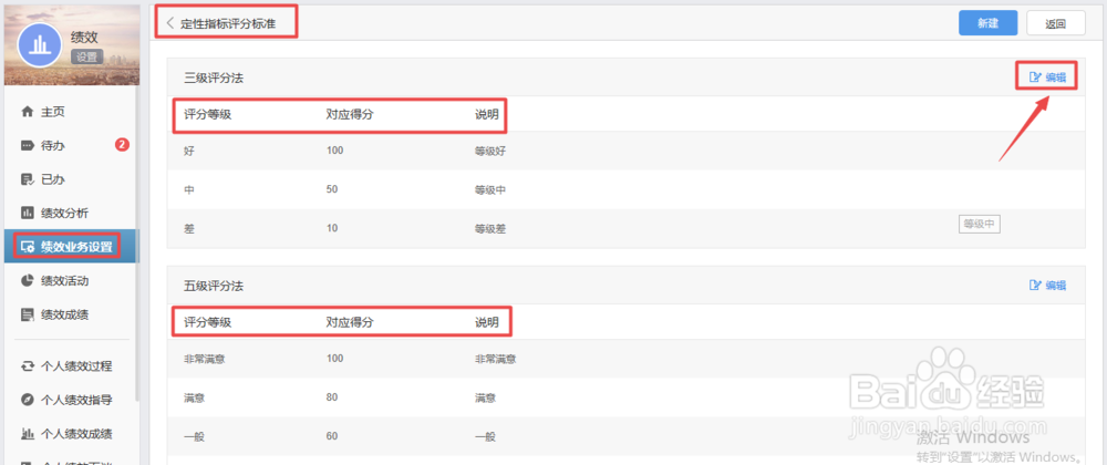 如何设置有谱eHR绩效应用的基本参数