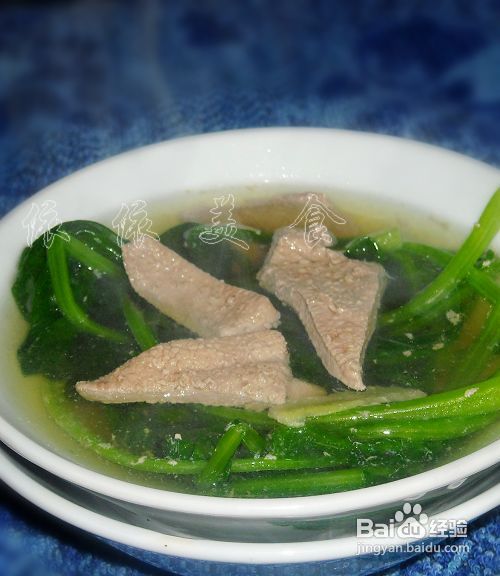 春季补血补铁正当时---猪肝菠菜汤