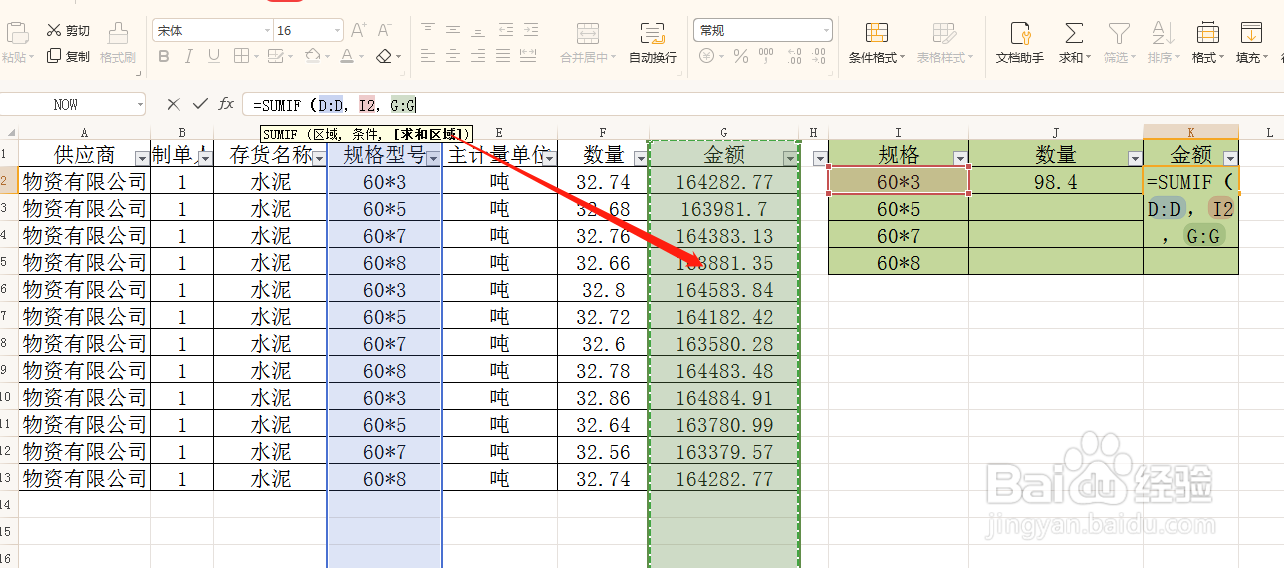 WPS表格基础数据统计函数