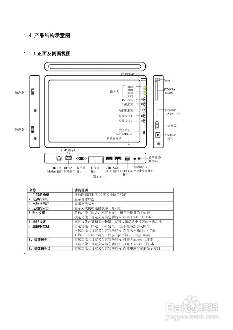 联想昭阳商羽T100笔记本电脑说明书:[1]