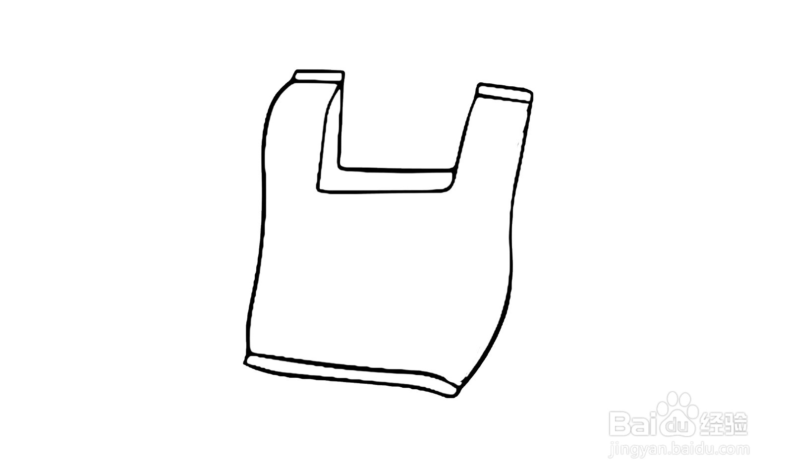 简笔画塑料袋怎么画