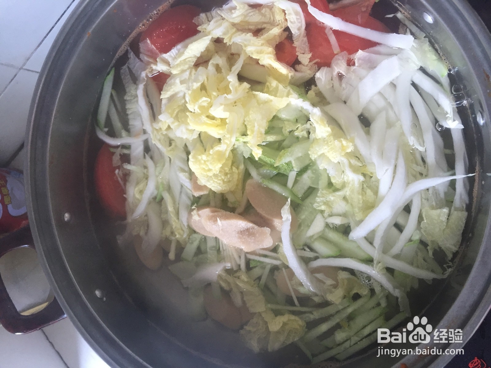 懒人晚餐蔬菜杂烩汤