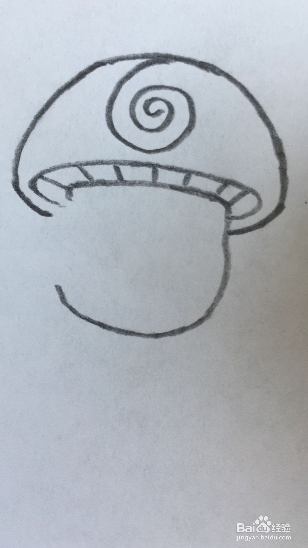 做NO动作的蘑菇君如何画
