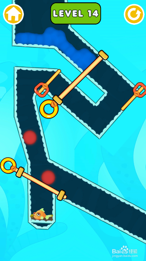 Fish Rescue Pull The Pin的Level 14怎样过关