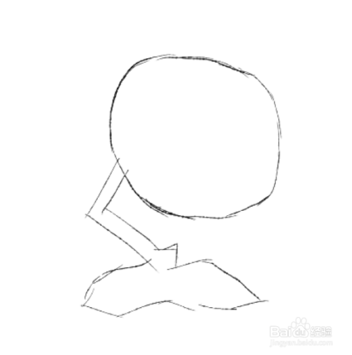 彩色简笔画植物大战僵尸冰龙草的画法