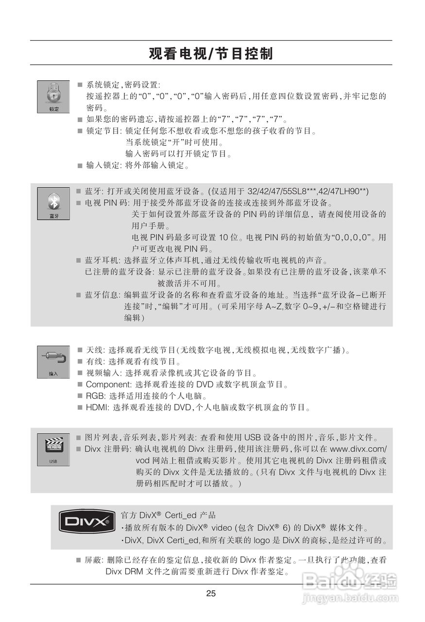 LG 55LH45YD液晶彩电使用说明书:[3]