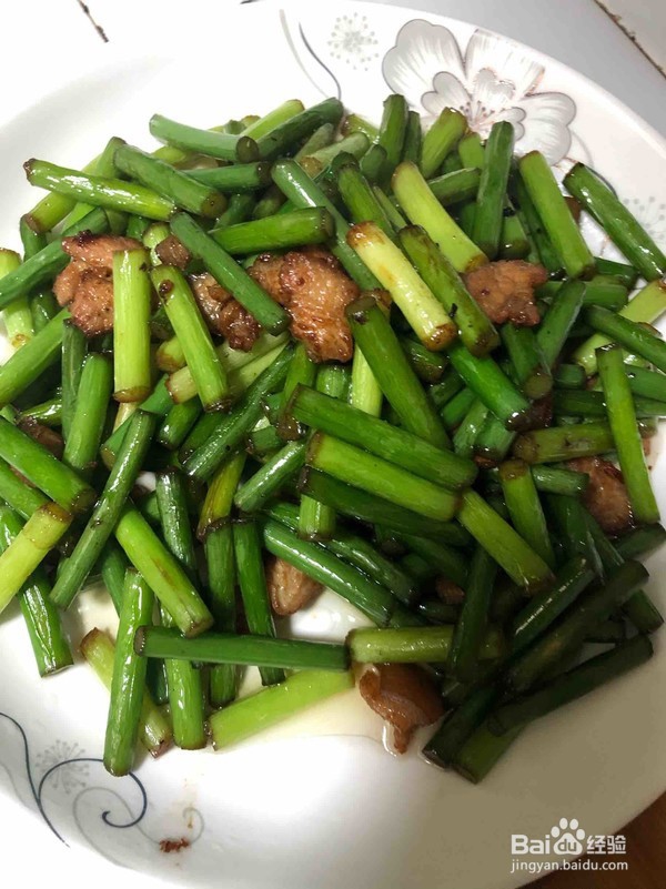 怎么做蒜苔炒肉