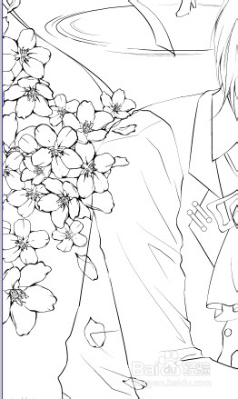 幻夜漫画插图原画教程