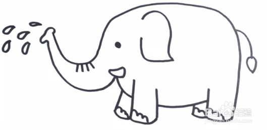 简笔画——大象