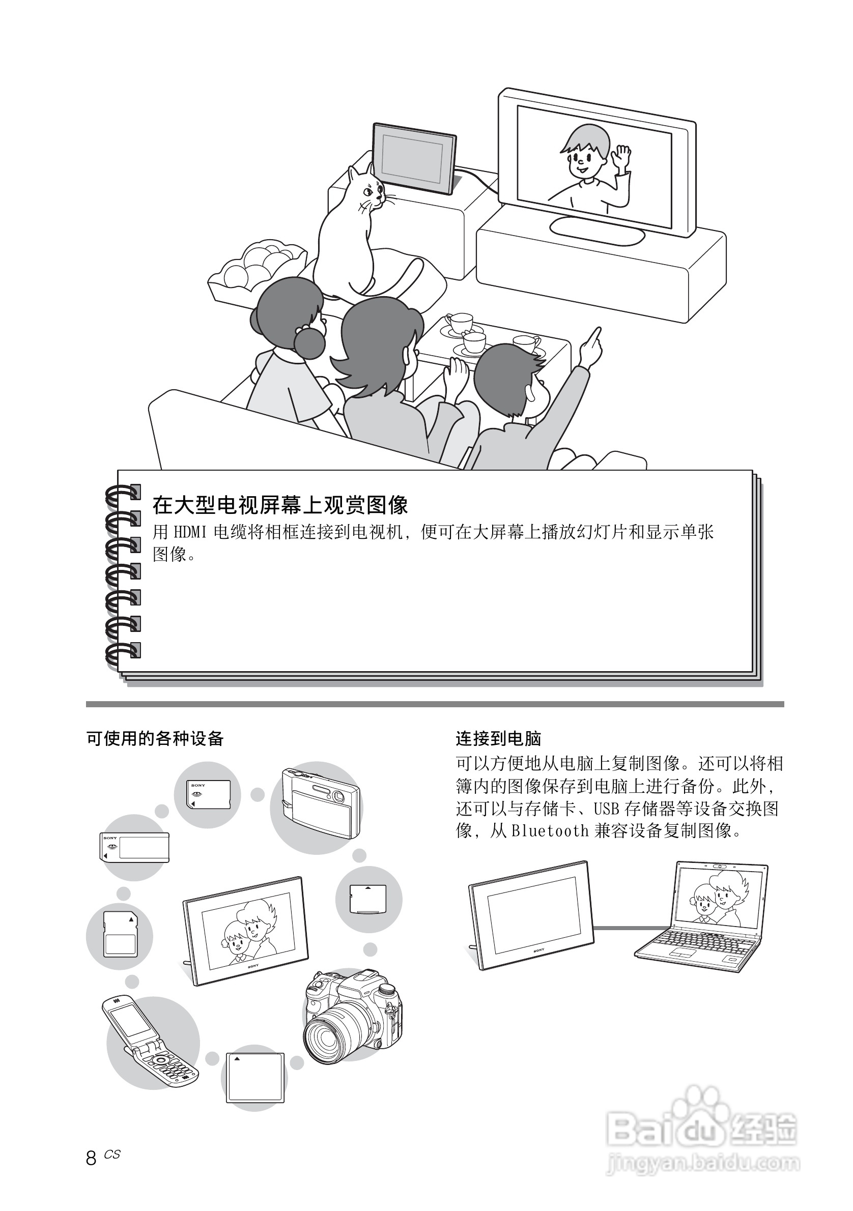索尼DPF-V700数码相框使用说明书:[1]