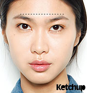 眉毛的简单画法