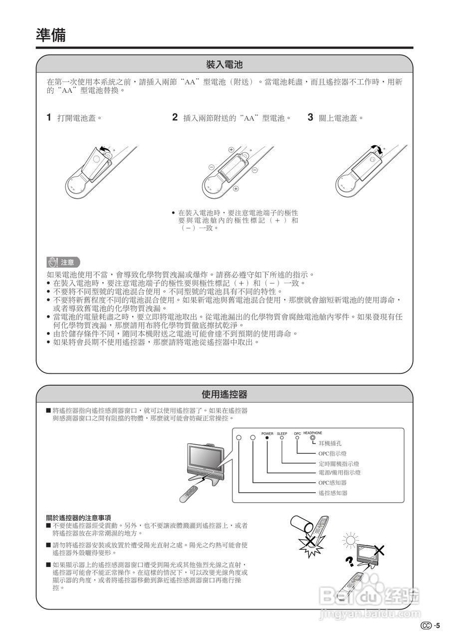 声宝LC-22AA1H型液晶电视机说明书:[1]